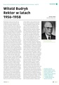 11 Poczet rektorow - Witold Budryk Rektor w latach 1956–1958.pdf