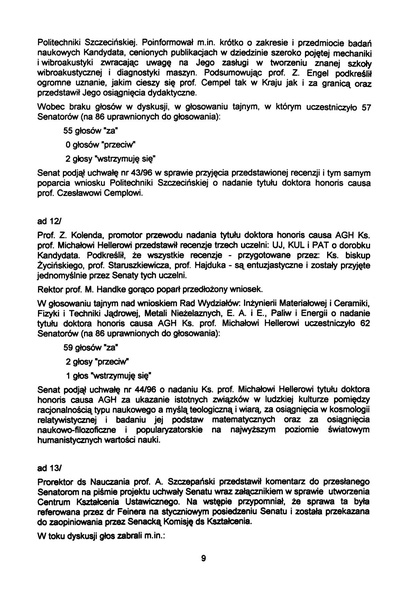 Plik:Protokol z posiedzenia Senatu AGH w dniu 27 marca 1996 r.pdf