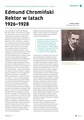 04 Poczet rektorow - Edmund Chrominski Rektor w latach 1926–1928.pdf