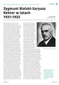 07 Poczet rektorow - Zygmunt Bielski-Saryusz Rektor w latach 1931–1933.pdf