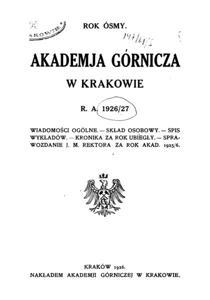 Plik:Akademja Górnicza w Krakowie. Rok ósmy.jpg