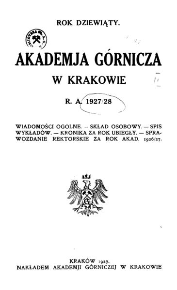 Plik:Akademja Górnicza w Krakowie. Rok dziewiąty.jpg