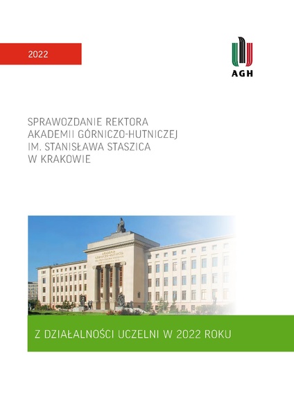 Plik:Sprawozdanie Rektora AGH z dzialalnosci uczelni w 2022 r.pdf