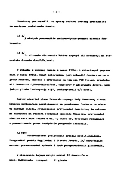 Plik:Protokol z posiedzenia Senatu AGH w dniu 14 maja 1987 roku.pdf