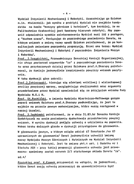 Plik:Protokol z posiedzenia Senatu AGH w dniu 1 kwietnia 1992 r.pdf