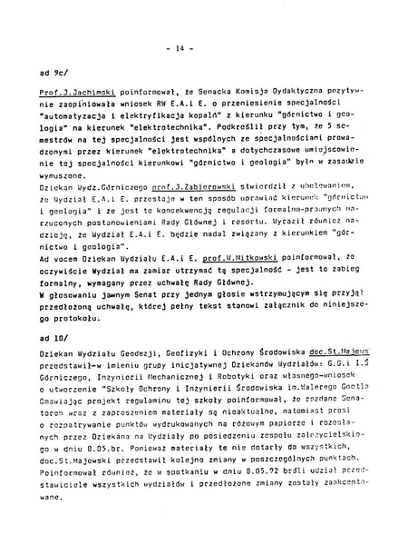 Plik:Protokol z posiedzenia Senatu w dniu 13 maja 1992 r - wniosek o utworzenie Szkoly.pdf