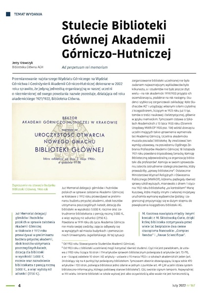 Plik:Stulecie Biblioteki Glownej Akademii Gorniczo-Hutniczej.pdf