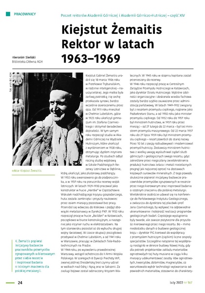 Plik:14 Poczet rektorow - Kiejstut Zemaitis Rektor w latach 1963–1969.pdf