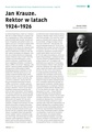 03 Poczet rektorow - Jan Krauze Rektor w latach 1924–1926.pdf