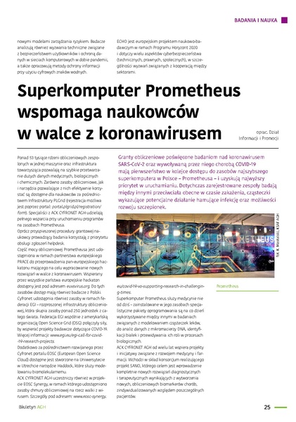 Plik:Superkomputer Prometheus wspomaga naukowcow w walce z koronawirusem.pdf