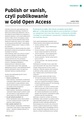 Publish or vanish czyli publikowanie w Gold Open Access.pdf