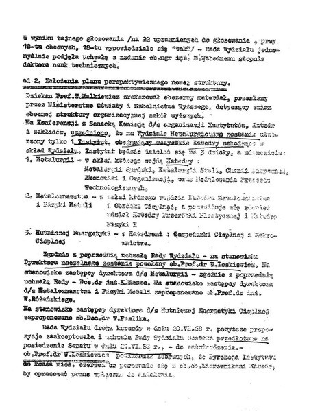 Plik:Protokol z posiedzenia Rady Wydzialu Metalurgicznego w dniu 24 czerwca 1968 r.pdf