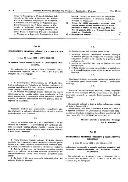Plik:Zarzadzenie Ministra Oswiaty i Szkolnictwa Wyzszego z dnia 27 marca 1972 r.pdf