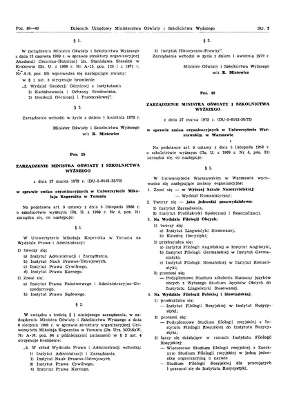 Plik:Zarzadzenie Ministra Oswiaty i Szkolnictwa Wyzszego z dnia 27 marca 1972 r.pdf