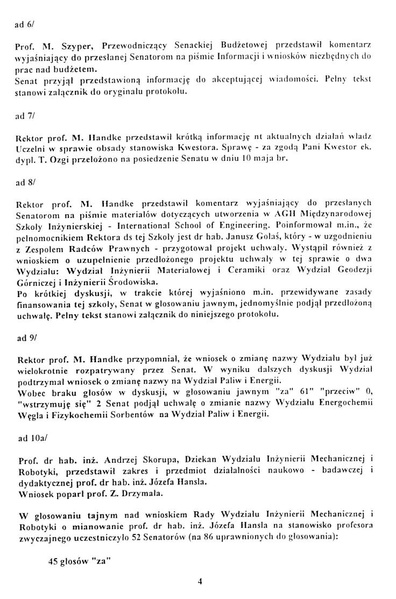 Plik:Protokol z posiedzenia Senatu AGH w dniu 19 kwietnia 1995 r.pdf