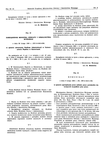 Plik:Zarzadzenie Ministra Oswiaty i Szkolnictwa Wyzszego z dnia 28 lutego 1969 r.pdf