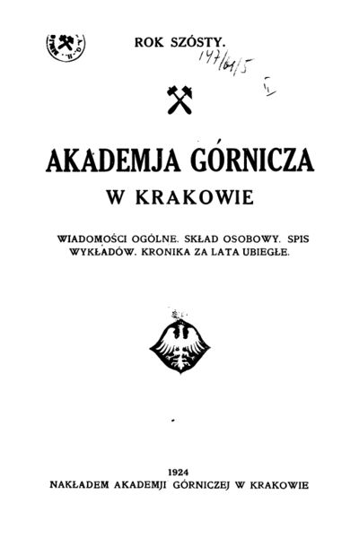 Plik:Akademja Górnicza w Krakowie. Rok szósty.jpg