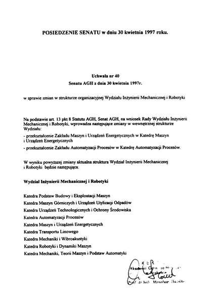 Plik:Uchwala nr 40 Senatu AGH z dnia 30 kwietnia 1997 r.pdf