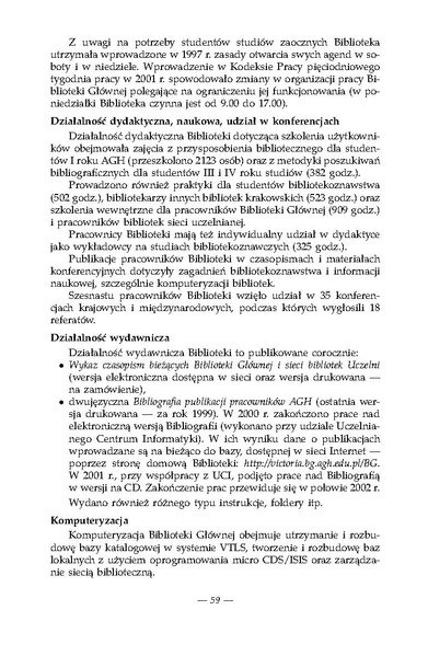 Plik:Sprawozdanie Wladz Uczelni 1999-2002. Biblioteka Glowna.pdf