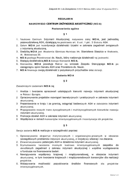 Plik:Regulamin Naukowego Centrum Inżynierii Akustycznej (NCIA).pdf
