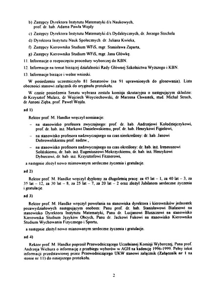Plik:Protokol z posiedzenia Senatu AGH w dniu 30 pazdziernika 1996 r.pdf