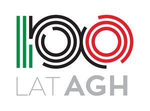 Logo 100 lat AGH