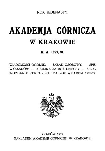 Plik:Akademja Górnicza w Krakowie. Rok jedenasty.jpg