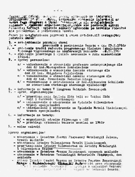 Plik:Protokol z posiedzenia Senatu AGH w dniu 22 listopada 1962 r.pdf