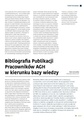Bibliografia Publikacji Pracownikow AGH w kierunku bazy wiedzy.pdf