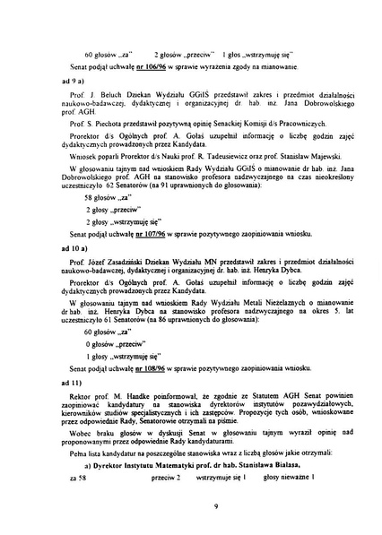 Plik:Protokol z posiedzenia Senatu AGH w dniu 18 wrzesnia 1996 r.pdf