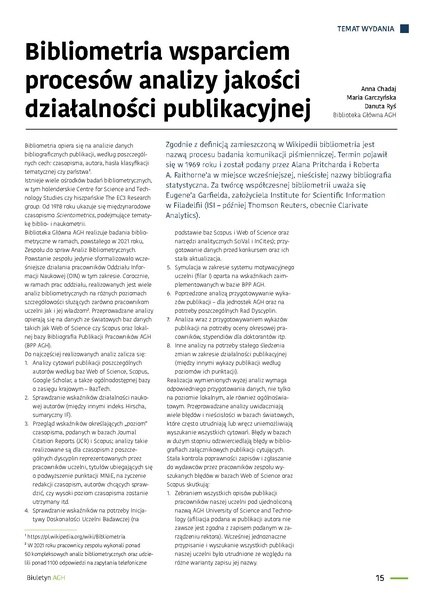 Plik:Bibliometria wsparciem procesow analizy jakosci dzialalnosci publikacyjnej.pdf