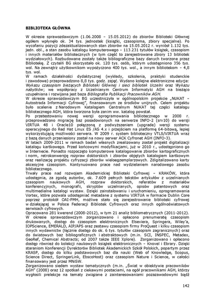 Plik:Sprawozdanie Wladz Uczelni 2008-2012. Biblioteka Glowna.pdf