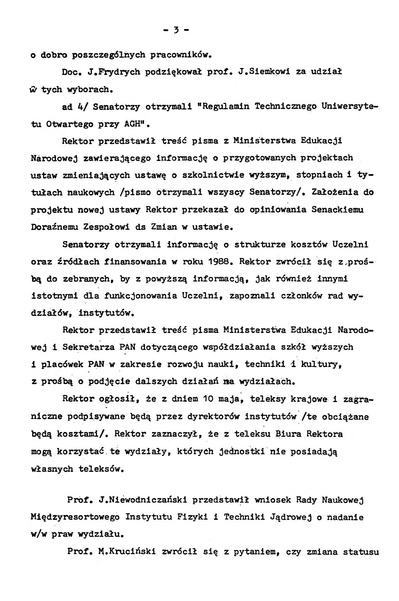 Plik:Protokol z nadzwyczajnego posiedzenia Senatu AGH w dniu 10 maja 1989 r.pdf