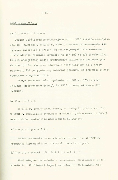 Plik:Sprawozdanie Rektora Prof. A.S. Kleczkowskiego z działalności AGH w Krakowie w roku akademickim 1981-82.pdf